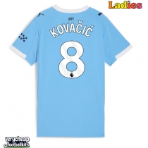 Manchester City Mateo Kovacic #8 Replica Home Shirt Ladies 2025-26 Short Sleeve